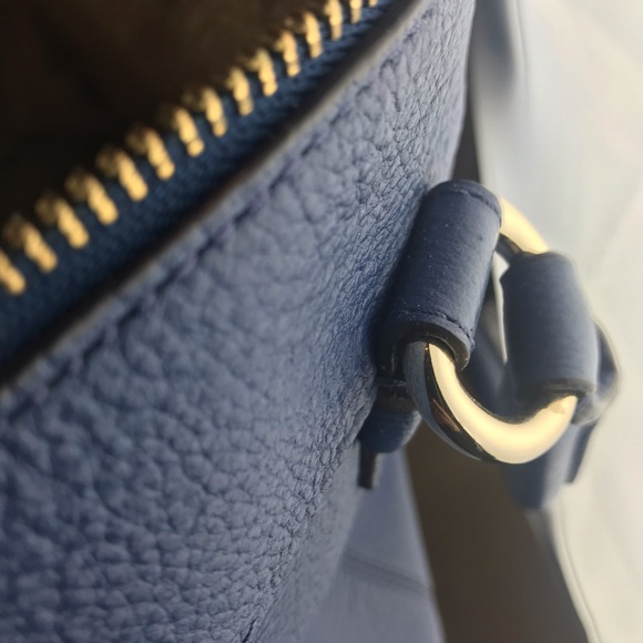 Kate Spade navy blue pebbled leather handbag - Picture 6 of 16